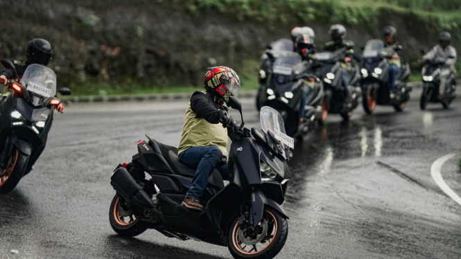 Tes Ride Yamaha Xmax di Medan