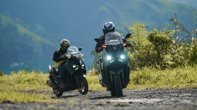 Tes Ride Yamaha Xmax di Medan