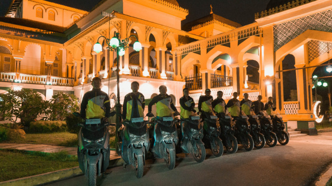 Yamaha Xmax di ajang Navigate to The MAX: Tour de Sumatera