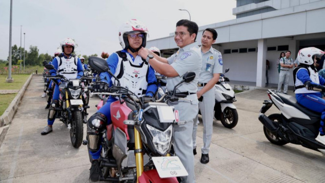 Safety riding AHM bersama Jasa Raharja