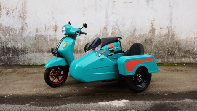 Modifikasi Yamaha Fazzio pakai Sespan