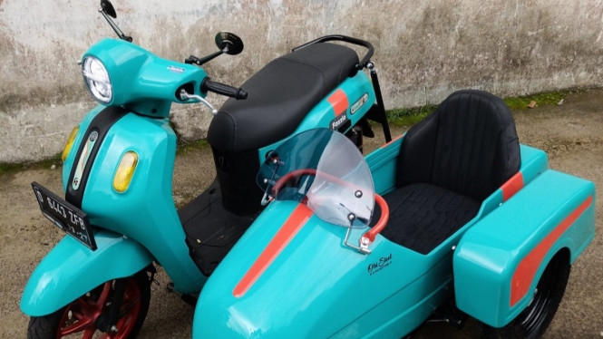 Modifikasi Yamaha Fazzio pakai Sespan