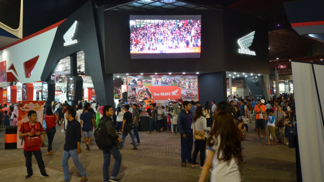 Promo motor Honda di Jakarta Fair PRJ Kemayoran