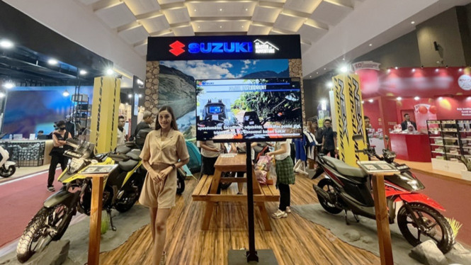 Promo motor Suzuki di Jakarta Fair