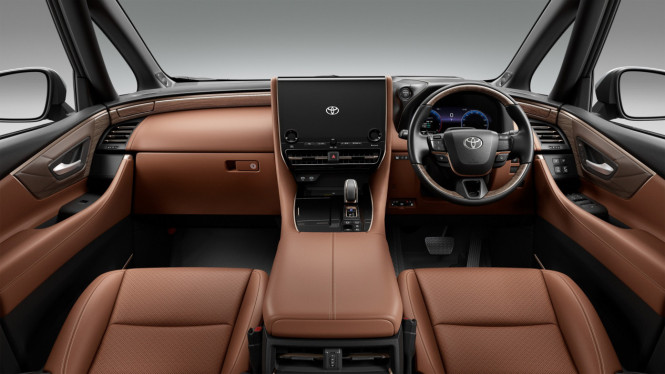 Interior Toyota Vellfire baru