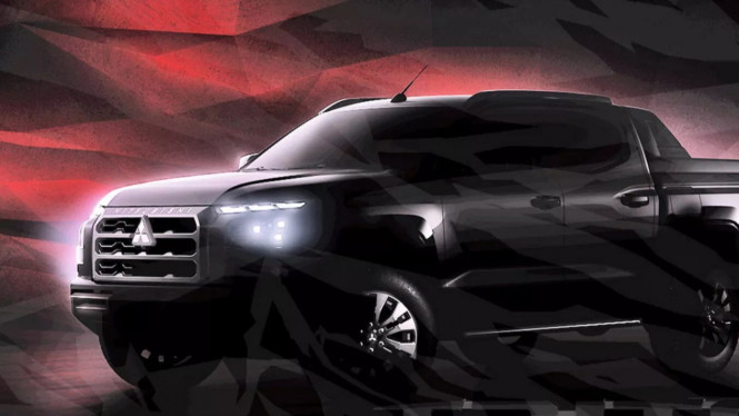 Teaser Mitsubishi Triton baru