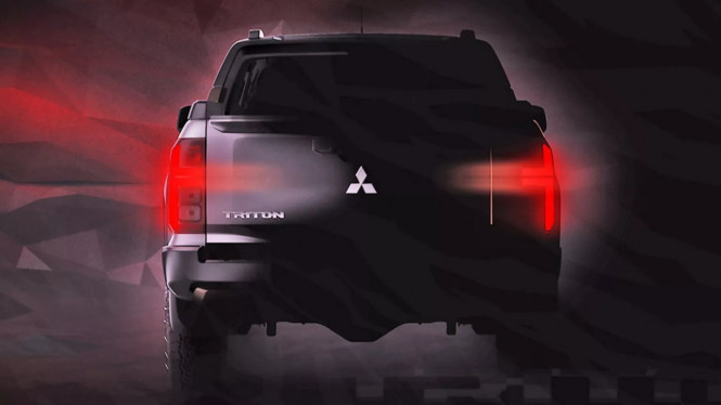 Teaser Mitsubishi Triton baru