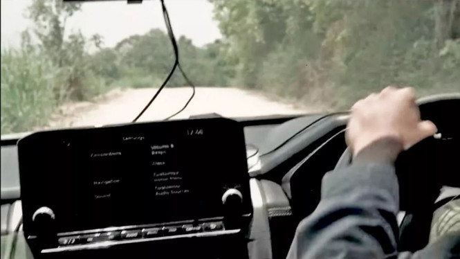 Interior Mitsubishi Triton baru