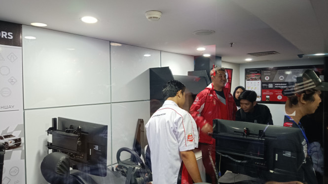 Ruang simulasi driving di Kidzania