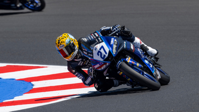 Pembalap binaan Yamaha Racing Indonesia, Aldi Satya Mahendra