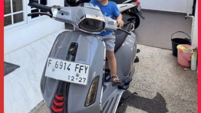 Vespa Sprint milik suami Hanum dijual