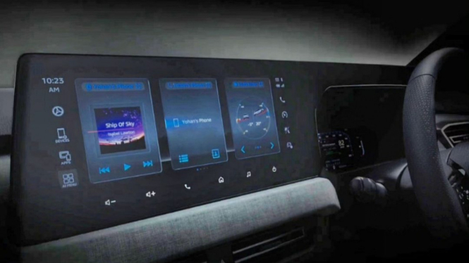Head Unit Mitsubishi Destinator - XFC Concept versi produksi