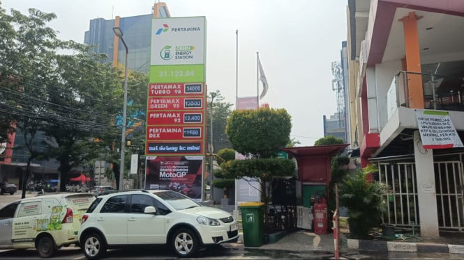 SPBU Pertamina yang menjual BBM Pertamax Green 95