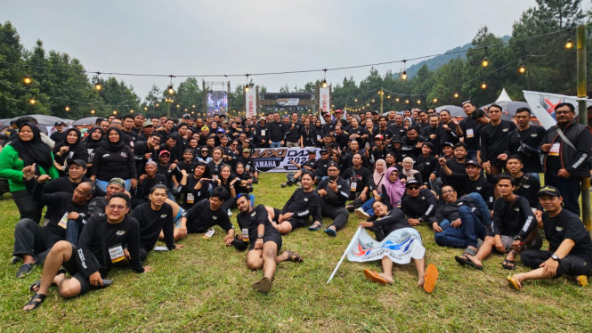 Peserta Event perdana Maxi Yamaha Day 2023 di Bogor