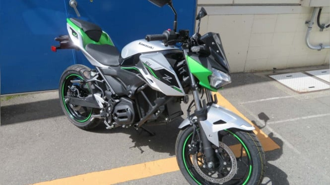 Diam-diam motor listrik Kawasaki sudah terdaftar