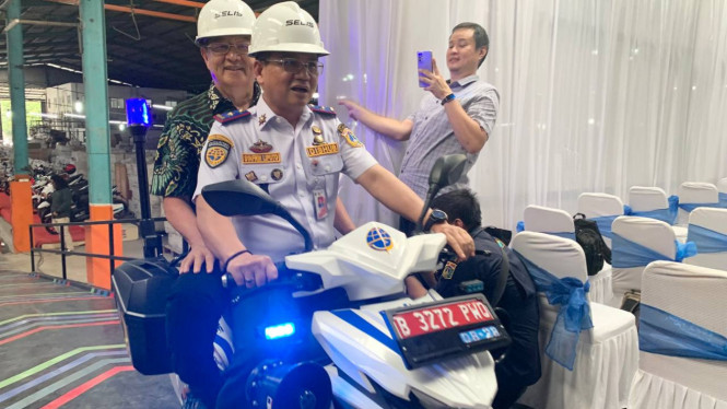 Motor Listrik Selis Agast Jadi Kendaraan Patroli Dishub DKI
