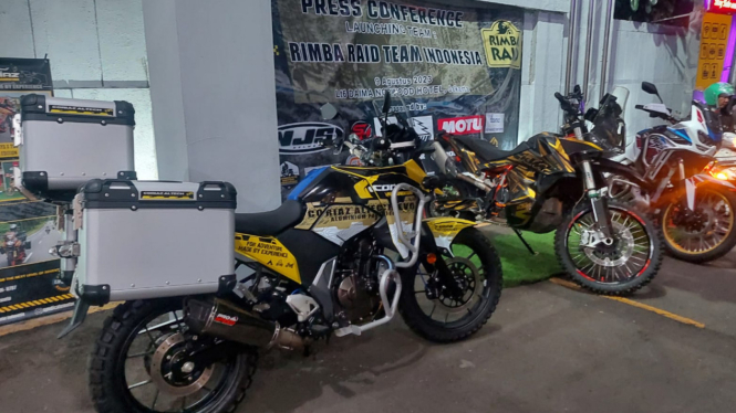 Motor tim Rimba Raid Team Indonesia