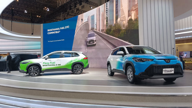 Toyota Corolla Cross Bioethanol dan Corolla Cross Hidrogen konsep