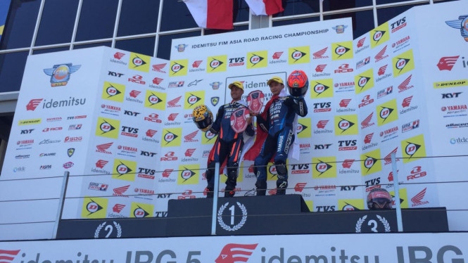 Aldi Satya Mahendra dan Wahyu Nugroho Raih Podium di Race 1 ARRC 2023