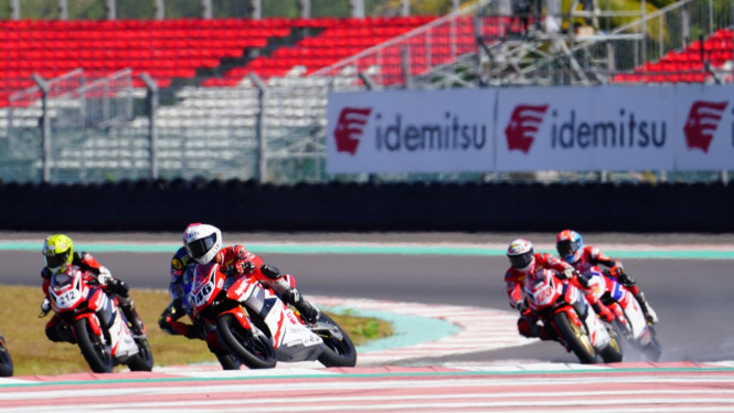 Pembalap Astra Honda Racing Team (AHRT) di ARRC Mandalika 2023