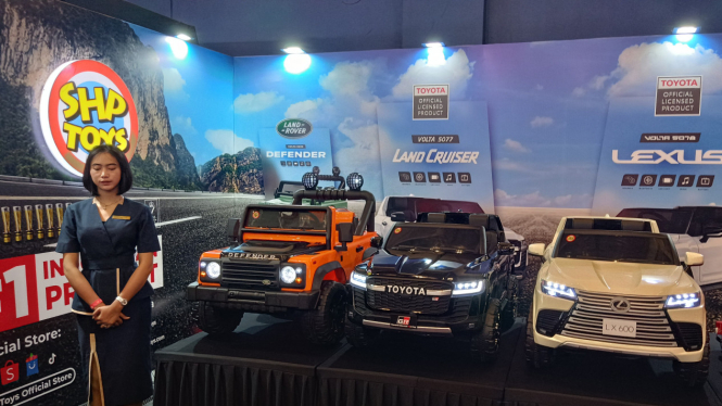 Mainan mobil listrik anak