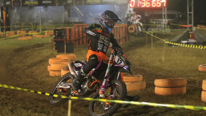 Lantian Juan di balapan Trial Game Dirt 2023 Magelang