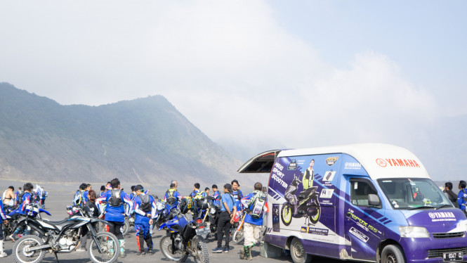 Yamaha WR 155 R di Bromo