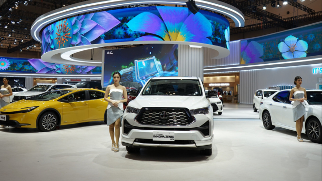 Booth Toyota di GIIAS 2023