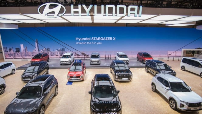 Booth Hyundai di GIIAS 2023