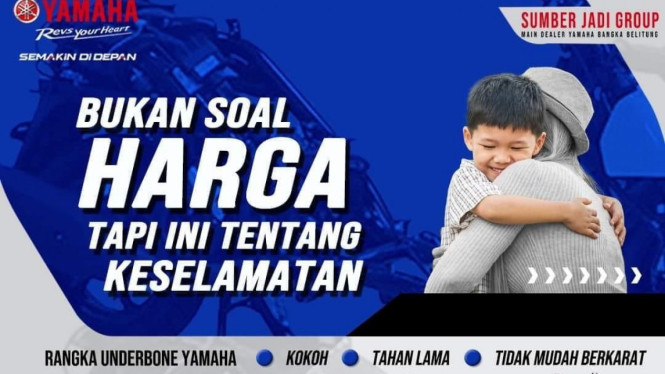 Brosur Yamaha sindir rangka eSAF Honda