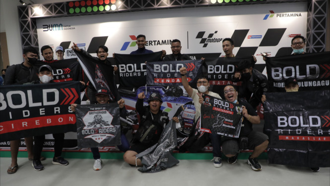 Komunitas motor bagi-bagi tiket MotoGP Mandalika