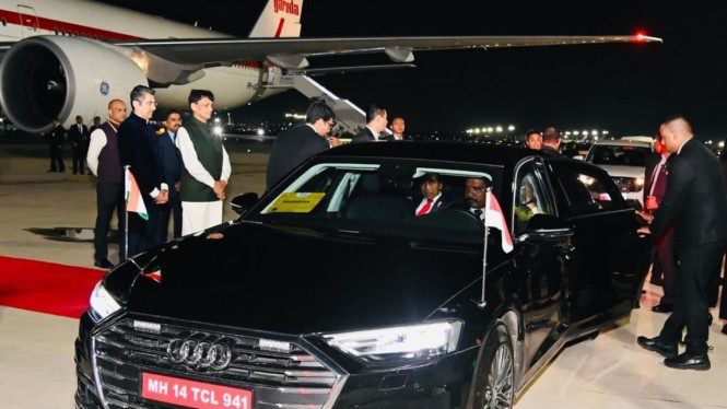 Mobil Audi Presiden Jokowi di KTT G20 India