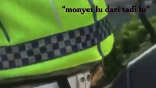 Video viral Polisi maki-maki pengendara yang langgar lalu lintas