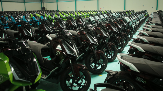 Pabrik motor listrik Alva di Cikarang