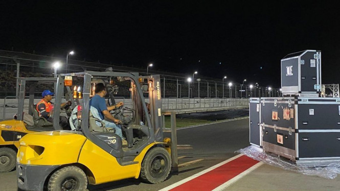 Logistik MotoGP untuk MotoGP Mandalika 2023