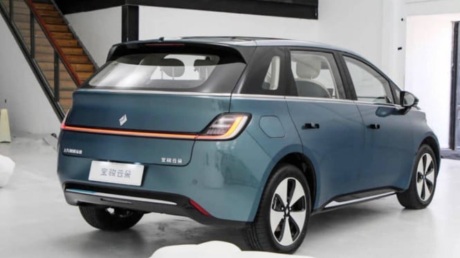 Bagian belakang Wuling Cloud EV
