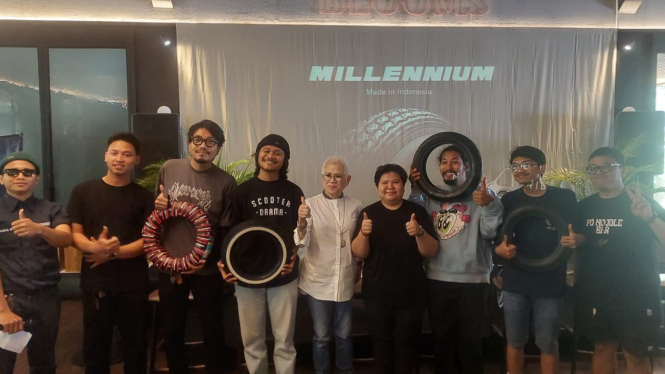 Peluncuran ban motor vespa millennium