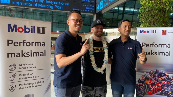 Jack Miller tiba di Jakarta