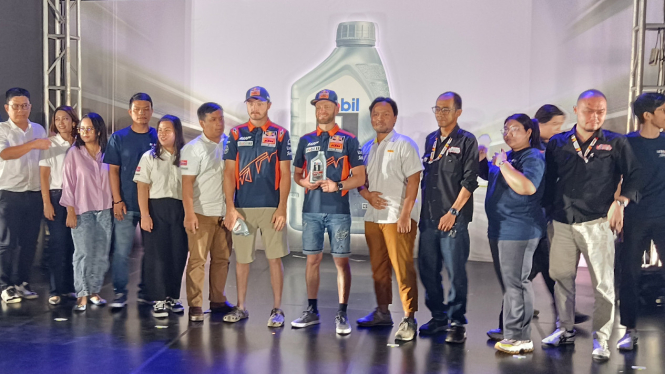 Peluncuran oli Mobil1 oleh Jack Miller dan Brad Binder