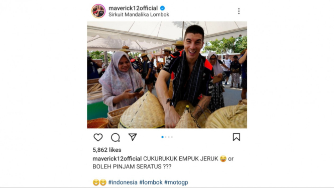 Status Instagram Maverick Vinales