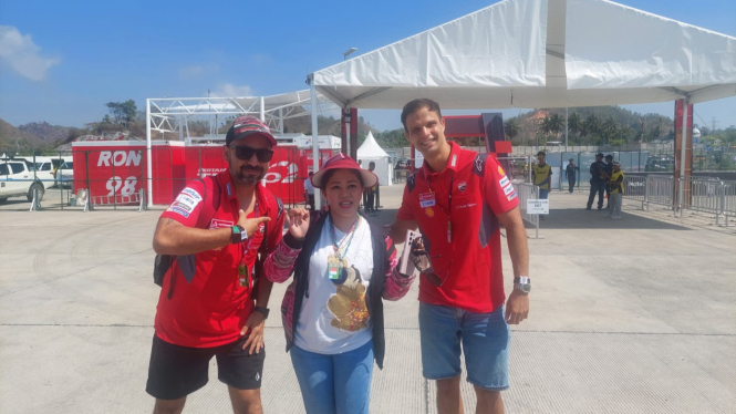 Mbak Rara di Sirkuit Mandalika 2023