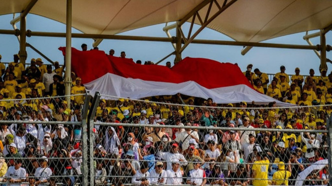 Penonton tribun MotoGP Mandalika 2023