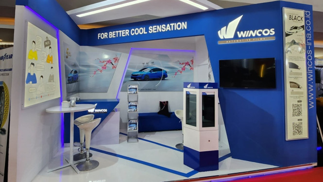 Promo kaca film mobil Wincos di GIIAS 2023