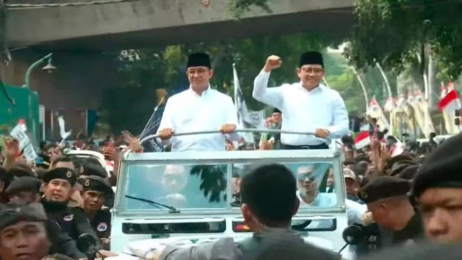 Land Rover yang digunakan pasangan Anies dan Muhaimin