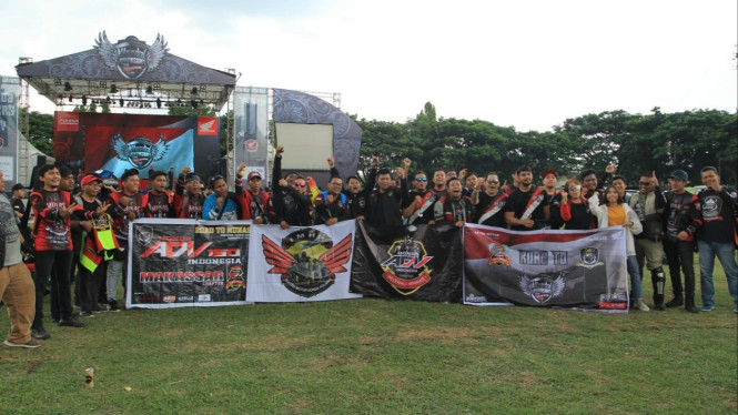 Komunitas di Honda Bikers Day