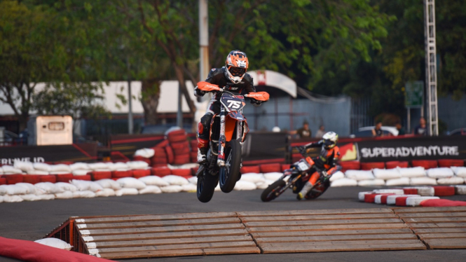 Tommy Salim di Supermoto Seri Kejurnas 2023