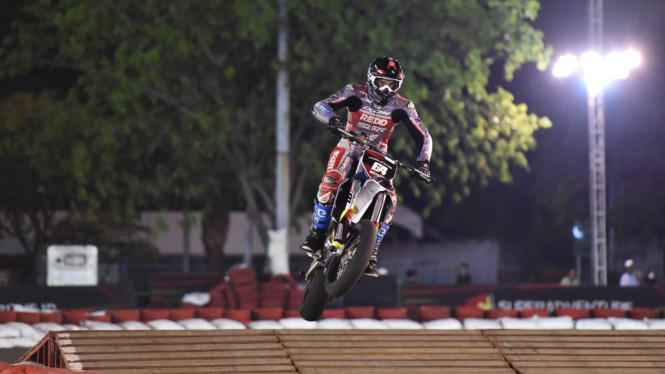 Sylvain Bidart di International Supermoto Seri Kejurnas 2023