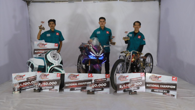 Juara Honda Modif Contest di HBD 2023