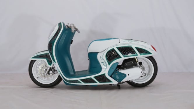 Modifikasi Honda Scoopy di HMC 2023