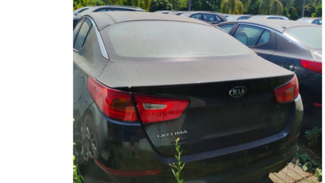Kia optima yang dilelang bea cukai